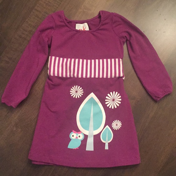 NK too owl dress w/ matching leggings size 12-18 m - Picture 2 of 9